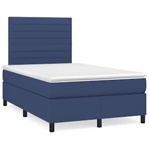 Box spring postel s matrací černá 120x190 cm textil - obrázek 1