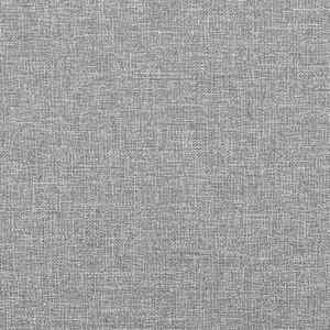 Boxspring postelja z vzmetnico svetlo siva 120x190 cm blago - slika 8