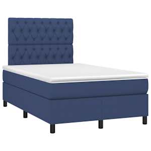 Box spring postel s matrací černá 120x190 cm textil - obrázek 2