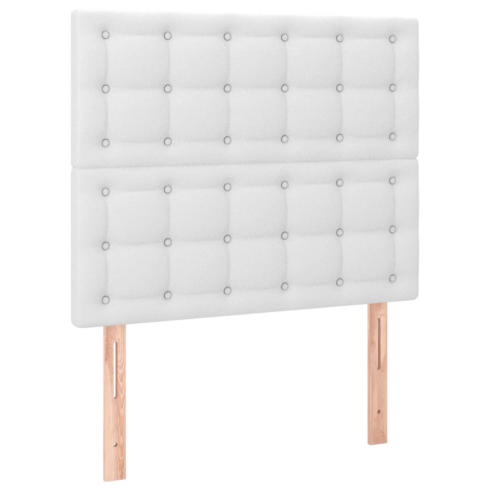 vidaXL Boxspring met matras kunstleer wit 120x190 cm, foto 3