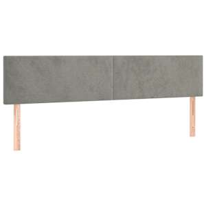 Box spring postel s matrací světle šedá 120x190 cm samet - obrázek 7