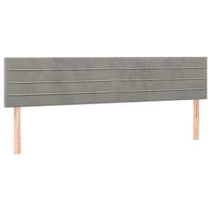 Box spring postel s matrací světle šedá 120x190 cm samet - obrázek 7