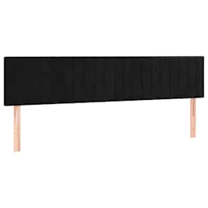 Box spring postel s matrací černá 120 x 190 cm samet - obrázek 7