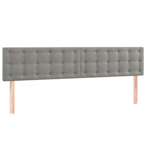 Box spring postel s matrací světle šedá 120x190 cm samet - obrázek 7