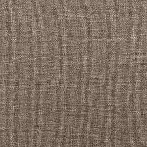 Box spring postelja z vzmetnico LED taupe 120x190 cm blago - slika 10