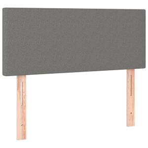Box spring postel s matrací a LED tmavě šedá 120x190 cm textil - obrázek 8
