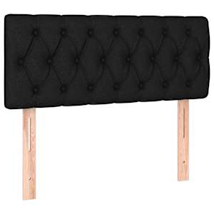 Box spring postel s matrací a LED černá 120x190 cm textil - obrázek 9