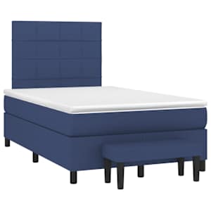 Box spring postel s matrací černá 120x190 cm textil - obrázek 2