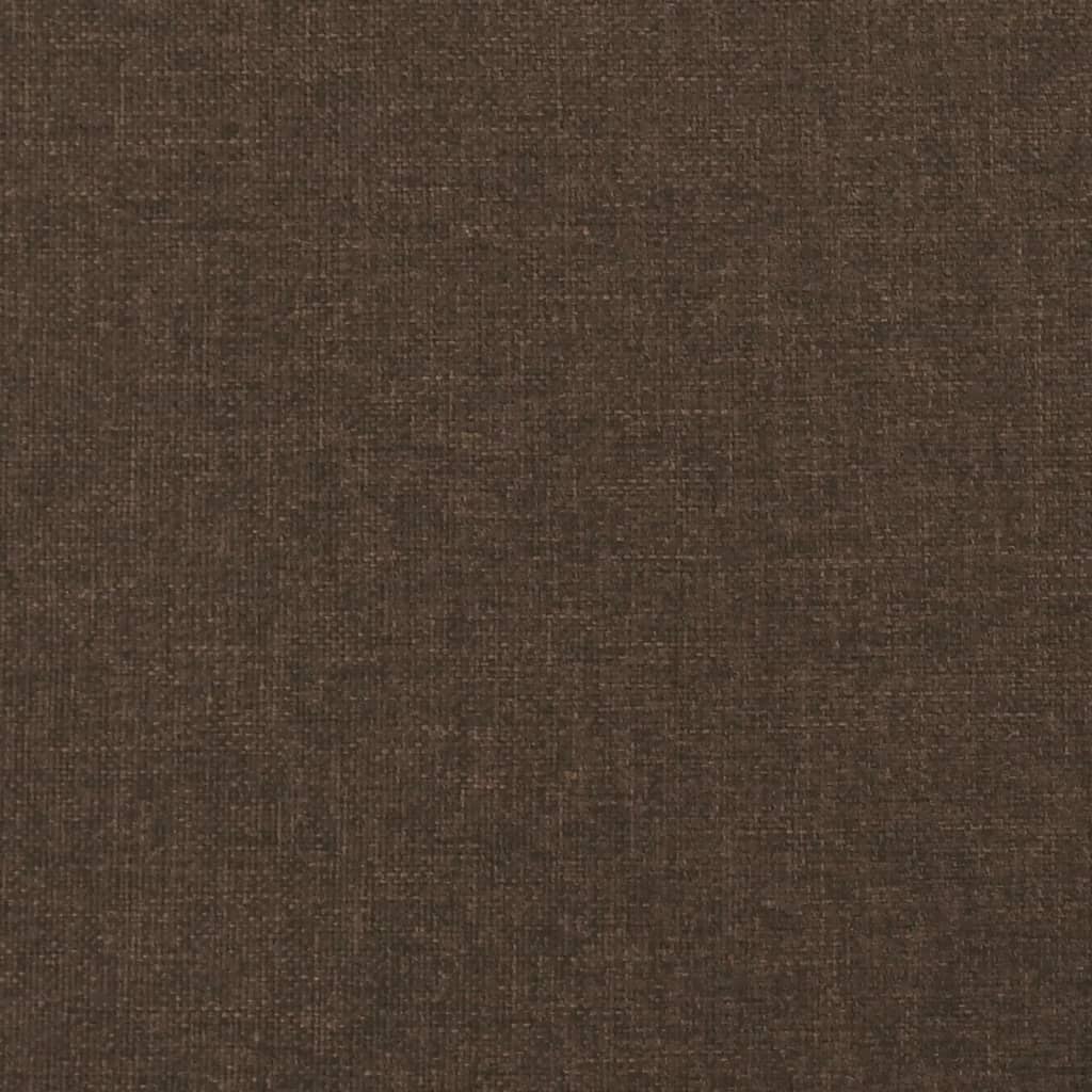 Box spring postel s matrací tmavě hnědá 120x190 cm textil - obrázek 9