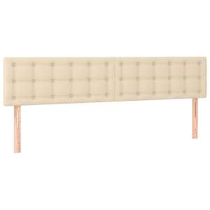 Box spring postel s matrací krémová 120x190 cm textil - obrázek 7
