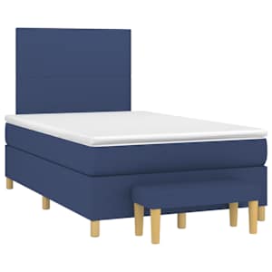 Box spring postel s matrací černá 120x190 cm textil - obrázek 2