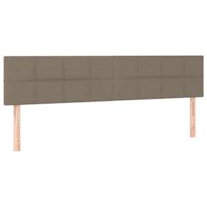Box spring postel s matrací taupe 120x190 cm textil - obrázek 7