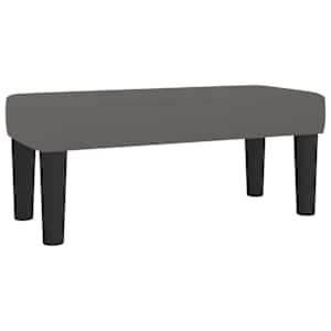 Box spring postel s matrací šedá 120x190 cm umělá kůže - obrázek 8