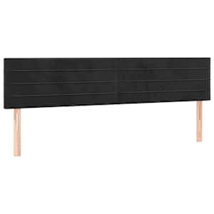 Box spring postel s matrací černá 120 x 190 cm samet - obrázek 7