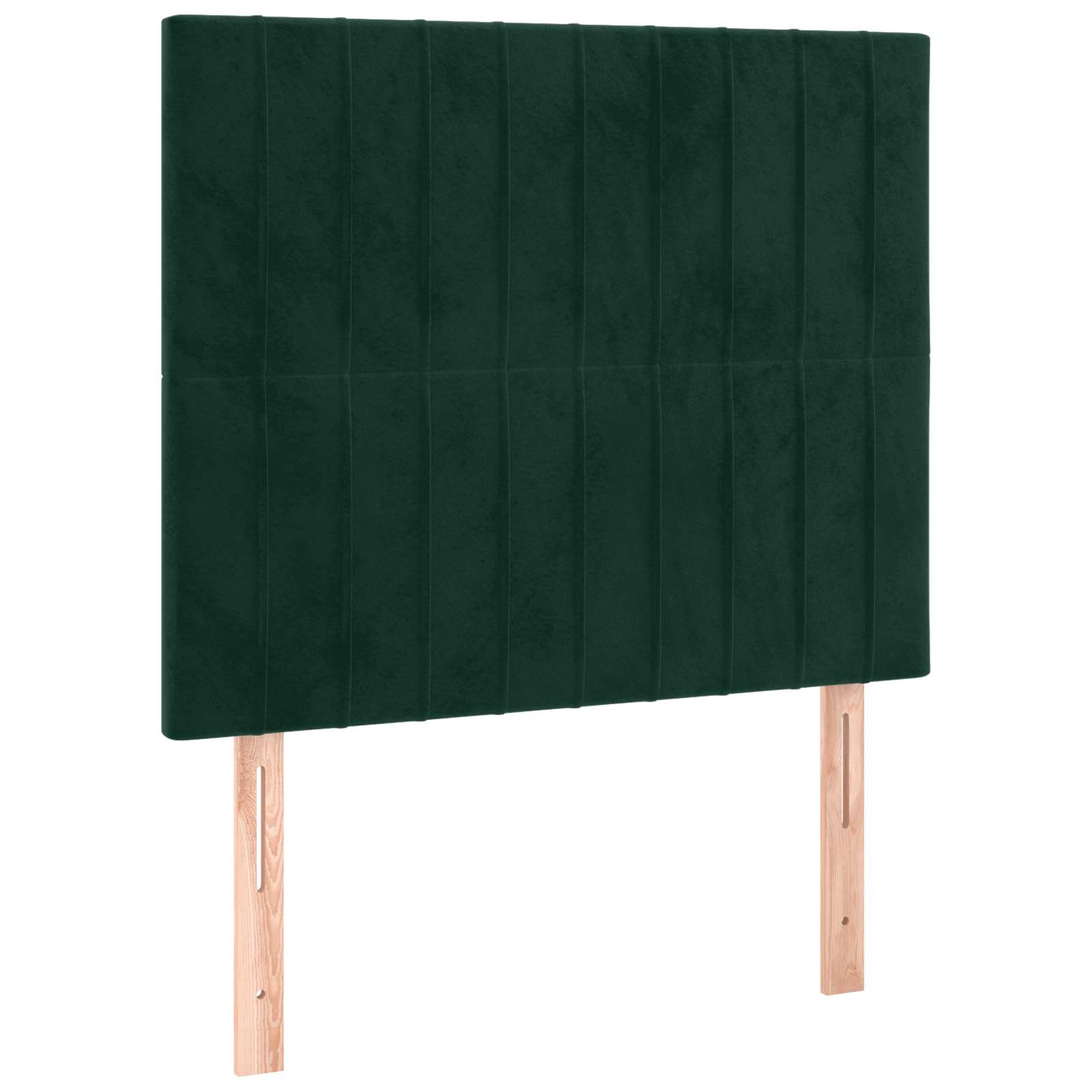 vidaXL Bedframe zonder matras 120x190 cm fluweel donkergroen groen, foto 3