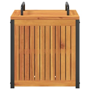 Zahradní box na podušky 45x45x45/53 cm masivní akácie a ocel - obrázek 5
