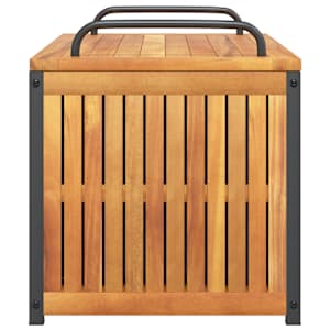 Zahradní box na podušky 85x45x45/53 cm masivní akácie a ocel - obrázek 6