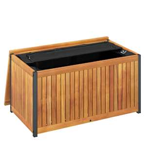 Zahradní box na podušky 85x45x45/53 cm masivní akácie a ocel - obrázek 8