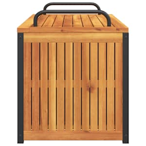 Zahradní box na podušky 110x45x42/53 cm masivní akácie a ocel - obrázek 6