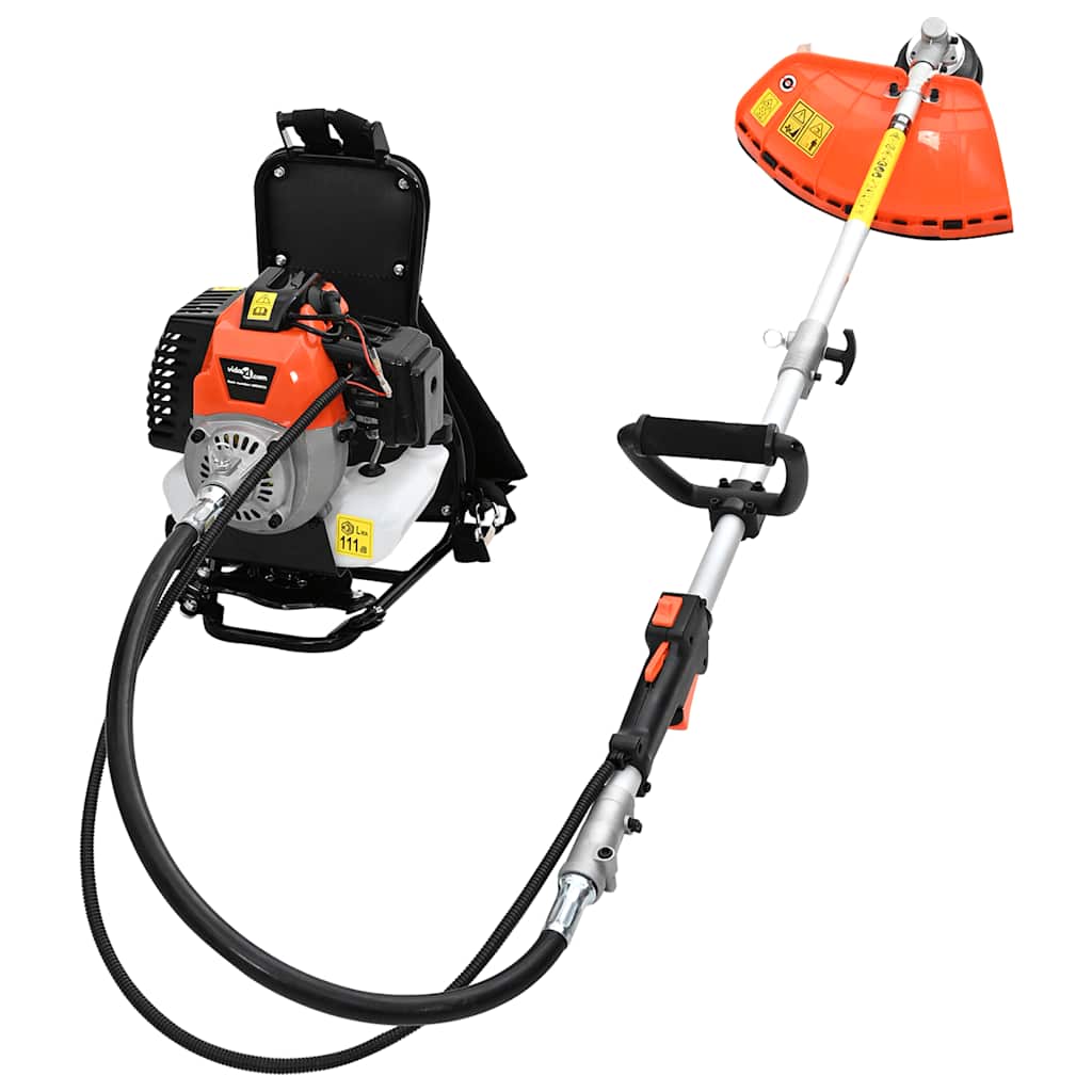 vidaXL Bosmaaier rugzak design 52 cc 1,45 kW oranje afbeelding