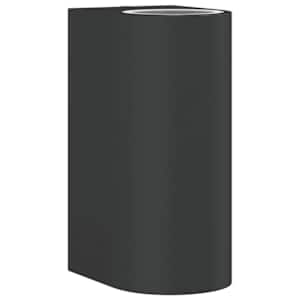 Venkovní nástěnné svítidlo černé litý hliník - obrázek 2