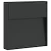 vidaXL &otilde;ue LED-seinavalgusti, must, survevalatud alumiinium