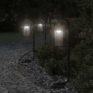 Venkovní stojací lampy 3 ks černé 60 cm nerezová ocel - obrázek 1