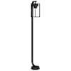 vidaXL &otilde;ue lambipost, must, 100 cm, roostevaba teras