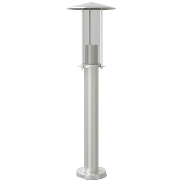 vidaXL &otilde;ue lambipost, h&otilde;bedane, 60 cm, roostevaba teras
