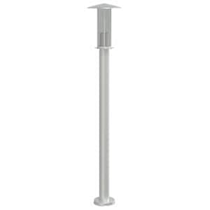 Venkovní stojací lampa stříbrná 100 cm nerezová ocel - obrázek 4