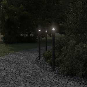 Venkovní stojací lampa černá 100 cm nerezová ocel - obrázek 3