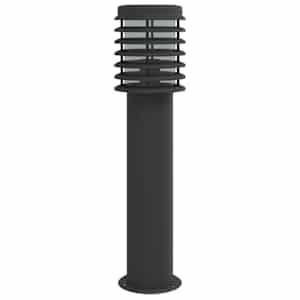vidaXL &otilde;ue lambipost, must, 60 cm, roostevaba teras