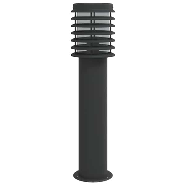vidaXL &otilde;ue lambipost, must, 60 cm, roostevaba teras