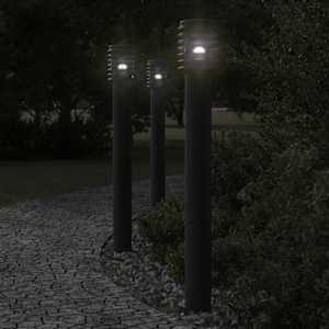 Venkovní stojací lampa černá 110 cm nerezová ocel - obrázek 1