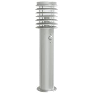 vidaXL anduriga &otilde;ue lambipost, h&otilde;bedane, 60 cm, roostevaba teras