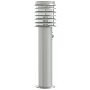 Venkovní stojací lampa s čidlem stříbrná 60 cm nerezová ocel - obrázek 5