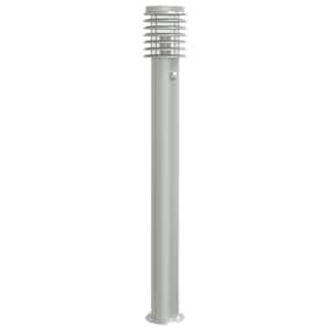 vidaXL anduriga &otilde;ue lambipost, h&otilde;bedane, 110 cm, roostevaba teras