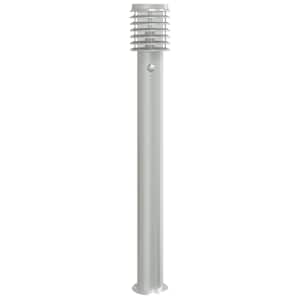 Venkovní stojací lampa s čidlem stříbrná 110 cm nerezová ocel - obrázek 4