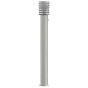 Venkovní stojací lampa s čidlem stříbrná 110 cm nerezová ocel - obrázek 5