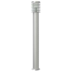 Venkovní stojací lampa s čidlem stříbrná 110 cm nerezová ocel - obrázek 6