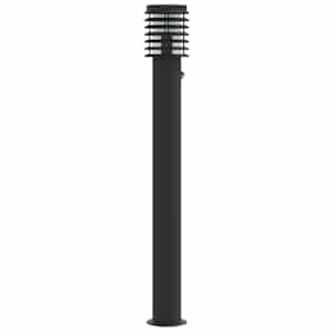 Venkovní stojací lampy s čidly 3 ks černé 110 cm nerezová ocel - obrázek 5