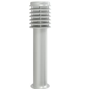 Venkovní stojací lampy se zásuvkou 3 ks stříbrné 60 cm ocel - obrázek 4