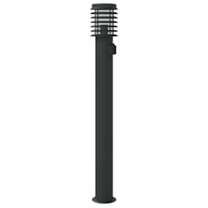 Venkovní stojací lampy se zásuvkou 3 ks černé 110 cm ocel - obrázek 6