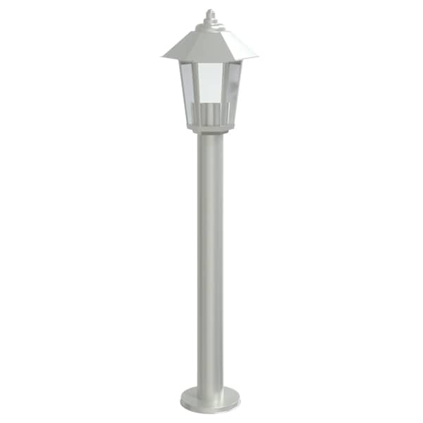 vidaXL &otilde;ue lambipost, h&otilde;bedane, 80 cm, roostevaba teras