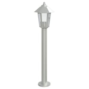 Venkovní stojací lampa stříbrná 80 cm nerezová ocel - obrázek 4