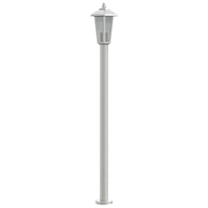 Venkovní stojací lampa stříbrná 120 cm nerezová ocel - obrázek 5