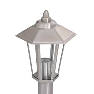Venkovní stojací lampa stříbrná 120 cm nerezová ocel - obrázek 6