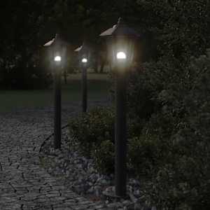 Venkovní stojací lampa černá 80 cm nerezová ocel - obrázek 1