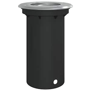 vidaXL s&uuml;vistatav v&auml;livalgusti &uuml;mmargune must 10,5x10,5 cm alumiinium