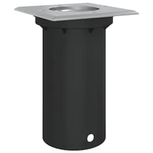 vidaXL s&uuml;vistatav v&auml;livalgusti kandiline must 10,5x10,5 cm alumiinium